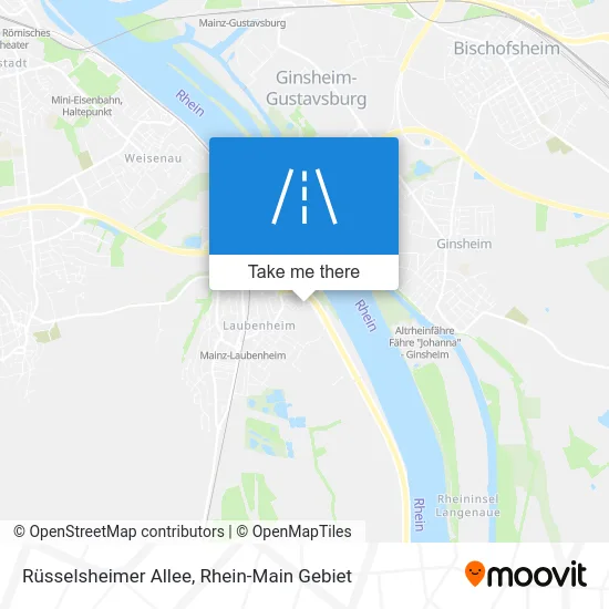 Rüsselsheimer Allee map