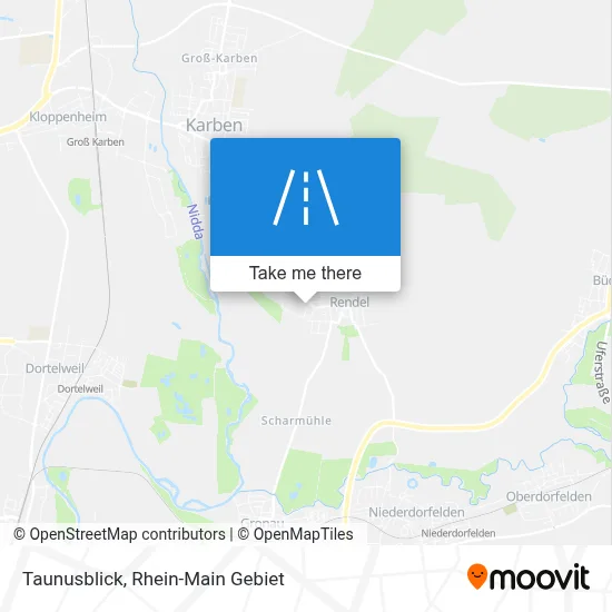 Taunusblick map