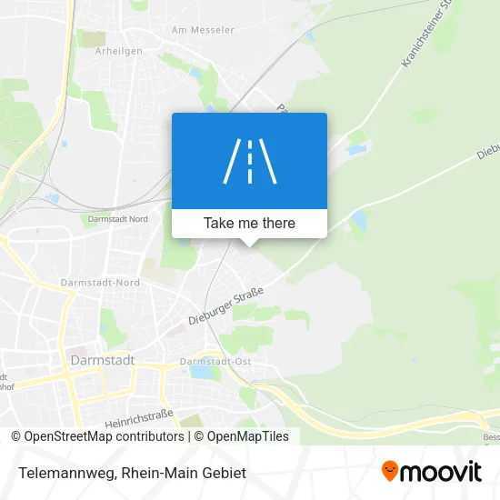 Карта Telemannweg