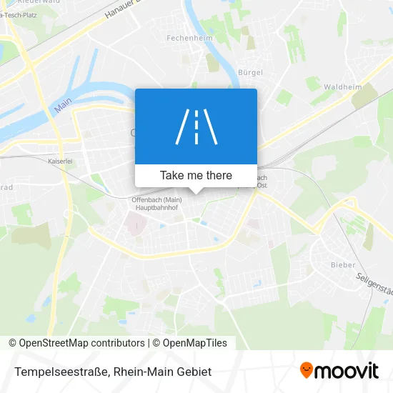 Карта Tempelseestraße