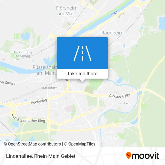 Карта Lindenallee