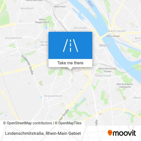 Карта Lindenschmitstraße