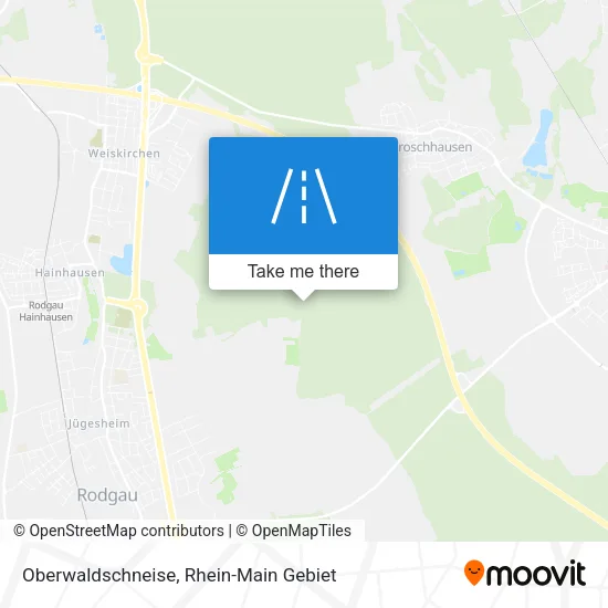 Oberwaldschneise map