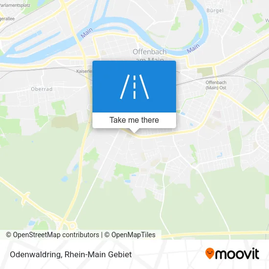 Карта Odenwaldring