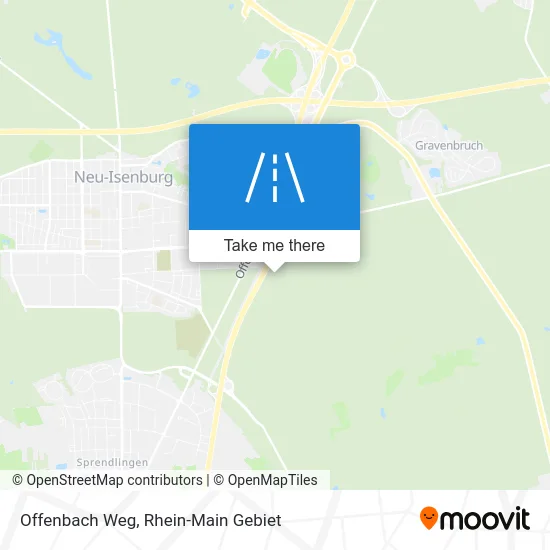 Карта Offenbach Weg