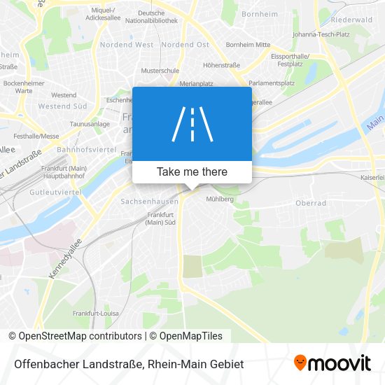 Offenbacher Landstraße map