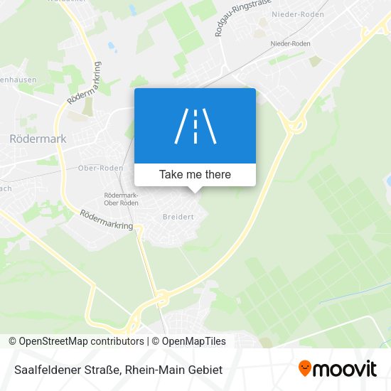 Saalfeldener Straße map