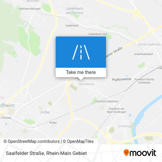 Saalfelder Straße map
