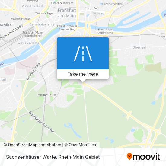 Sachsenhäuser Warte map