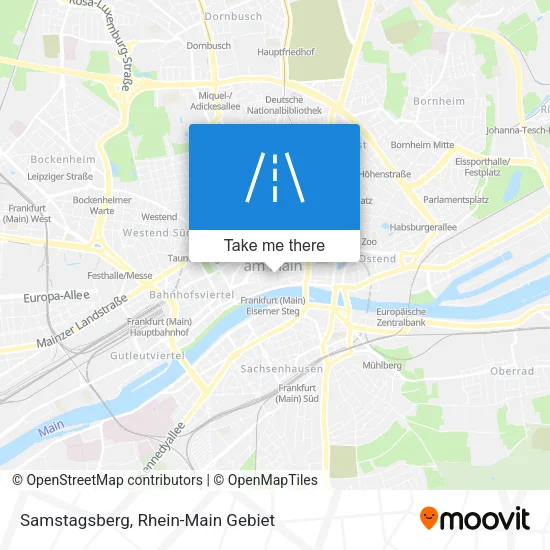 Samstagsberg map