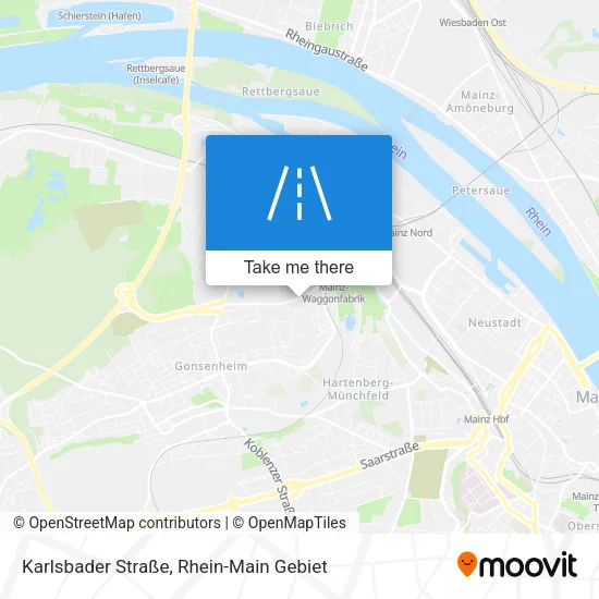 Карта Karlsbader Straße