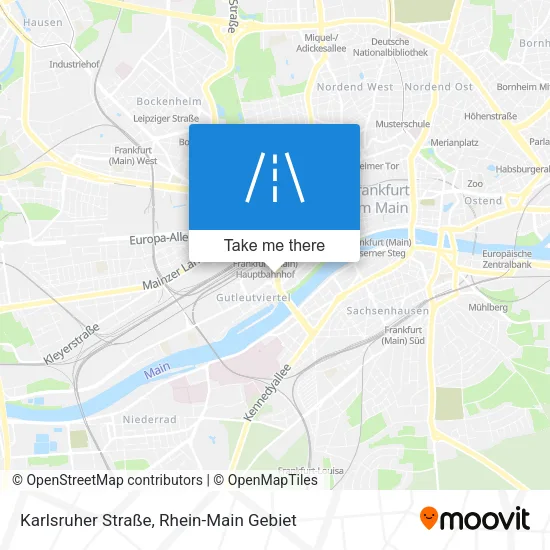 Карта Karlsruher Straße