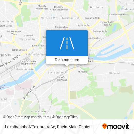 Карта Lokalbahnhof/Textorstraße
