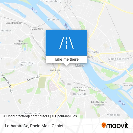Карта Lotharstraße