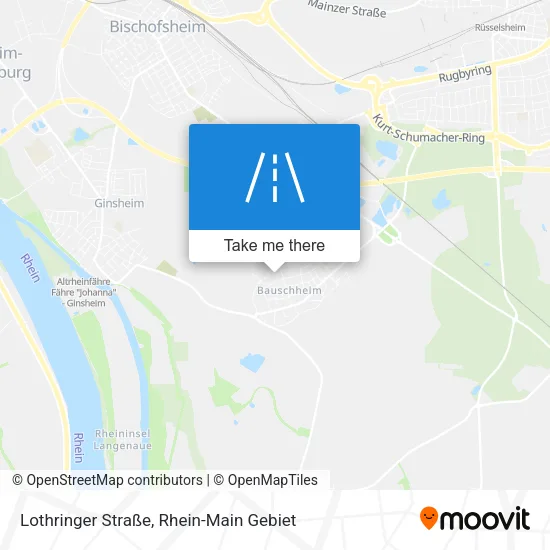 Карта Lothringer Straße