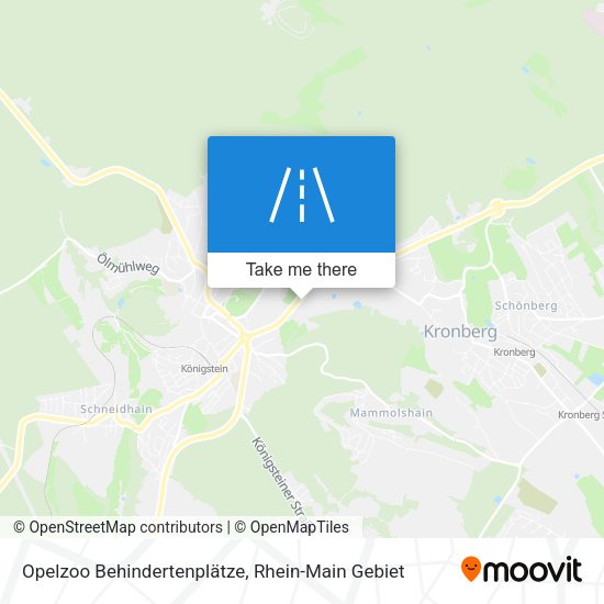 Карта Opelzoo Behindertenplätze