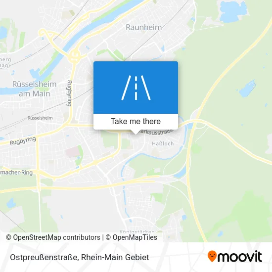 Карта Ostpreußenstraße