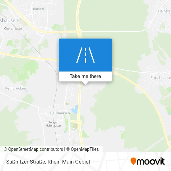 Карта Saßnitzer Straße