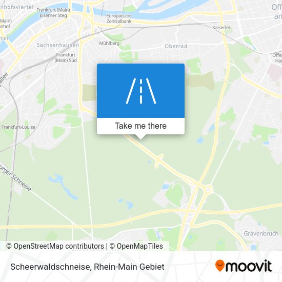 Карта Scheerwaldschneise