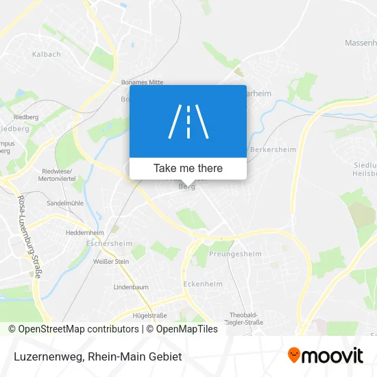 Карта Luzernenweg