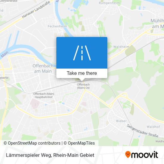 Lämmerspieler Weg map
