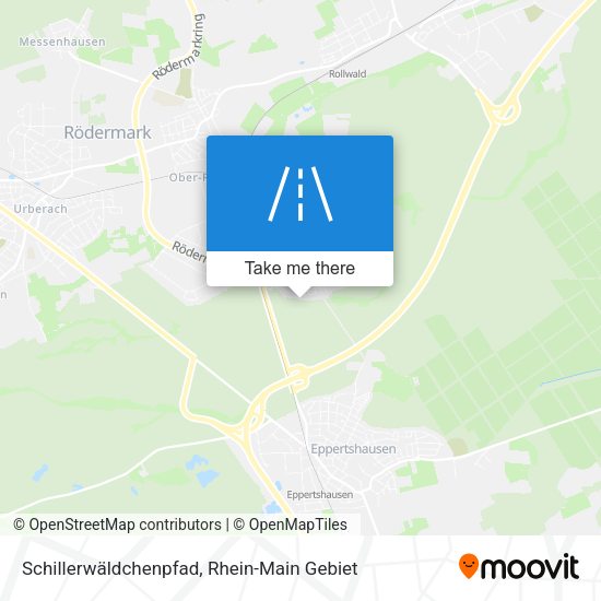 Schillerwäldchenpfad map