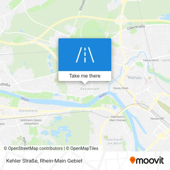 Карта Kehler Straße