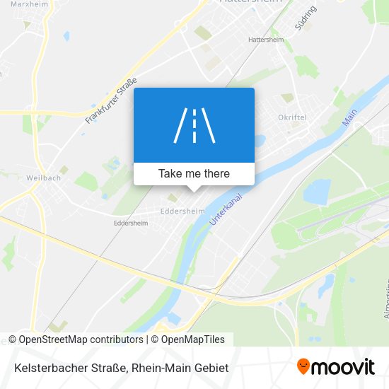 Kelsterbacher Straße map