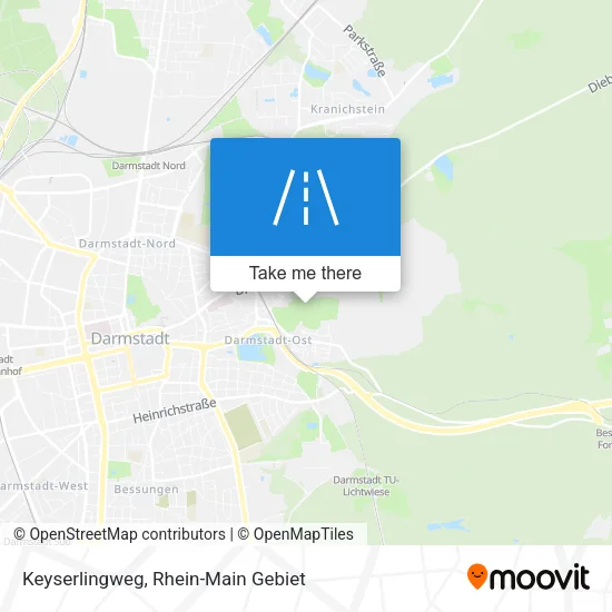 Карта Keyserlingweg