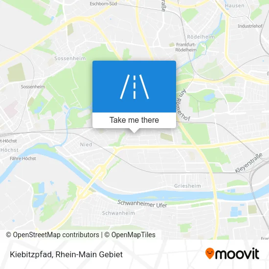 Kiebitzpfad map