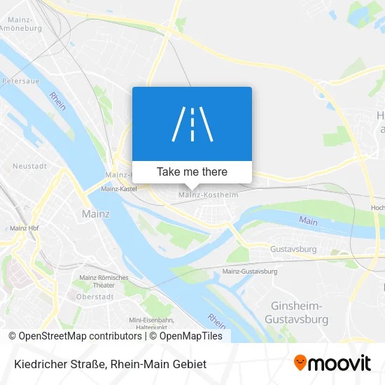 Карта Kiedricher Straße