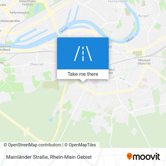 Mainländer Straße map