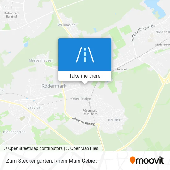 Карта Zum Steckengarten