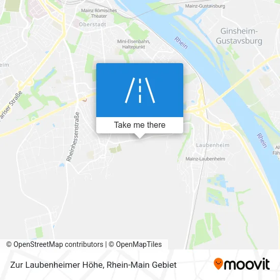 Карта Zur Laubenheimer Höhe