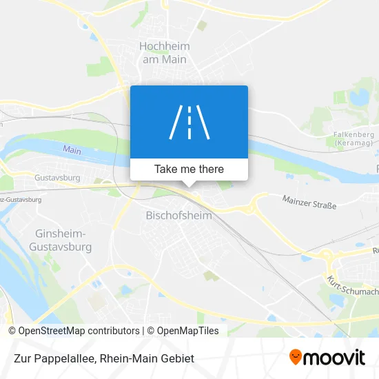 Карта Zur Pappelallee