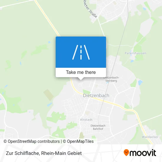 Карта Zur Schilflache