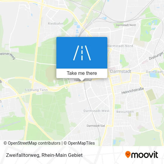 Карта Zweifalltorweg