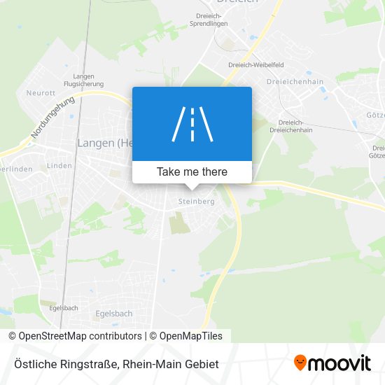 Östliche Ringstraße map