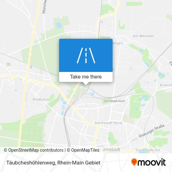 Täubcheshöhlenweg map