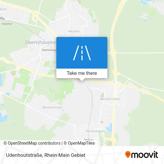 Карта Udenhoutstraße
