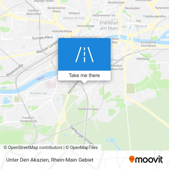 Карта Unter Den Akazien