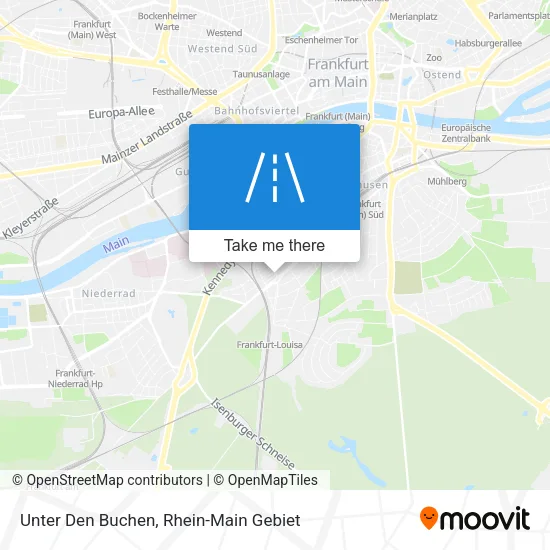 Карта Unter Den Buchen