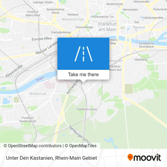 Карта Unter Den Kastanien
