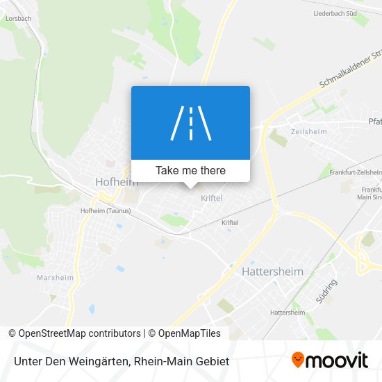 Unter Den Weingärten map