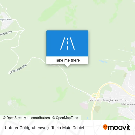 Карта Unterer Goldgrubenweg