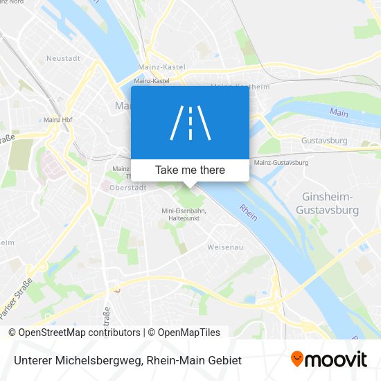 Unterer Michelsbergweg map