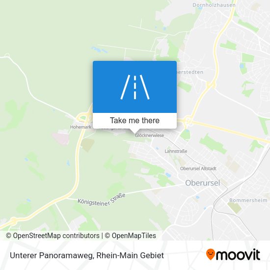 Карта Unterer Panoramaweg