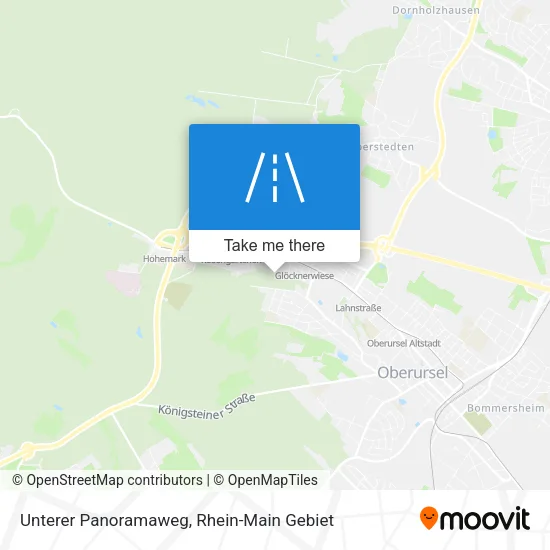 Карта Unterer Panoramaweg