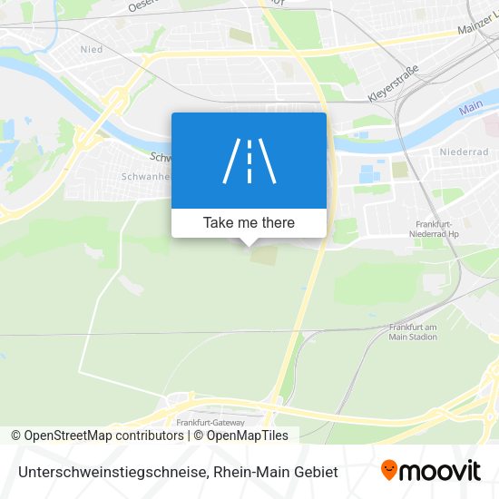Unterschweinstiegschneise map