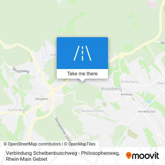 Карта Verbindung Scheibenbuschweg - Philosophenweg